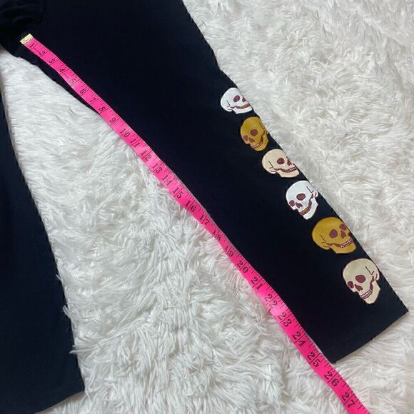 Torrid Skull Leggings Size 2X Black High Rise Stretch Pull On Comfort - Picture 6 of 8